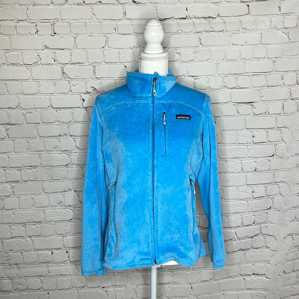 Patagonia Bright Blue Full-Zip Fleece Jacket